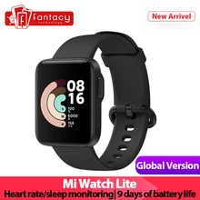 Globalna wersja Xiaomi Mi zegarek Lite GPS Bluetooth 5.1 inteligentny zegarek 5 ATM tętno/Monitor uśpienia 1.4