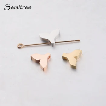 

Semitree 5pcs 12mm Stainless Steel Mermaid Tail Charms for DIY Jewelry Making Necklace Findings Bracelet Beads Accessories