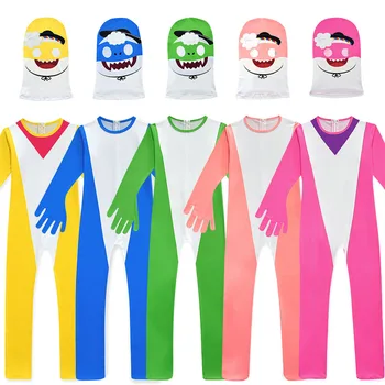 

Halloween Perform Costume Unisex kids Fancy Animal Cosplay Outfits Girls boys Blue and yellow Shark Christmas Carnaval Costumes