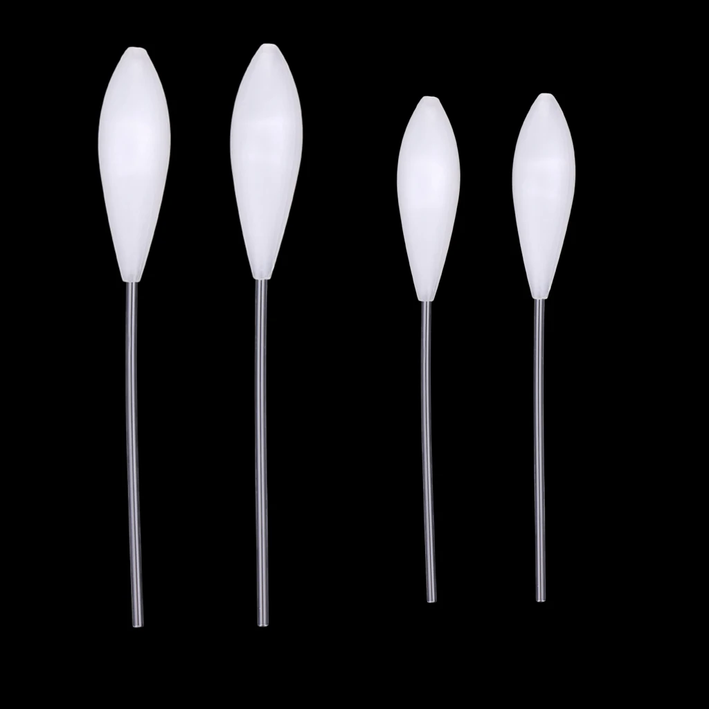 4pcs Acrylic Floating Spirolino Bombarda Fishing Float for Casting Lures or Flies to a Long Distance 4pcs Acrylic Floating Spirolino Bombarda Fishing Float for Casting Lures or Flies to a Long Distance