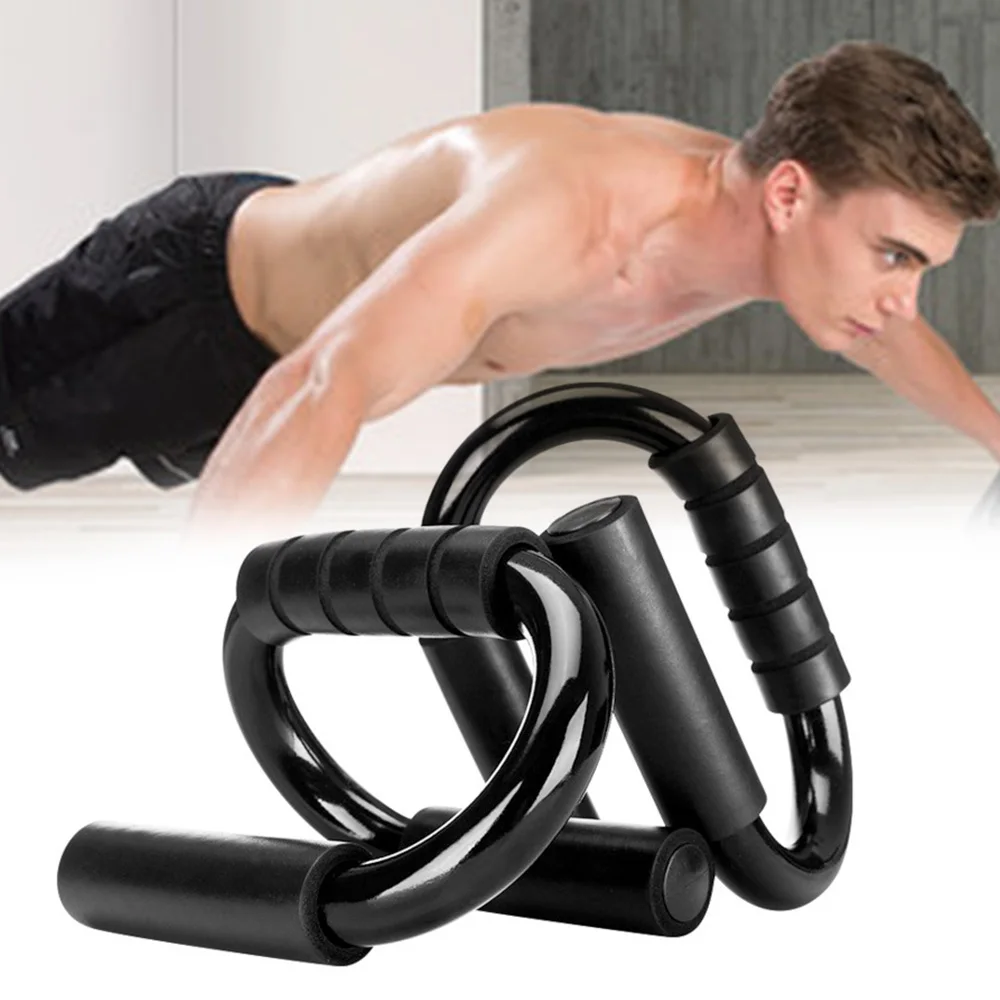 Pushup рамка фитнес инструменты Стенд Тренировки черный домашний s-тип Прочный кронштейн пуш-ап кронштейн