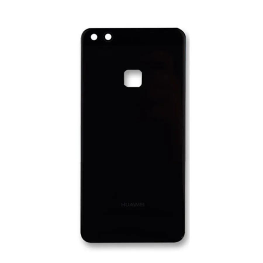 Для huawei P10 Lite, стеклянная крышка, Nova Lite, задняя крышка, чехол для задней двери, для huawei P10 Lite, сменная панель - Цвет: Черный