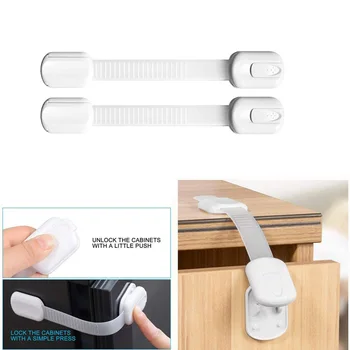 

Baby Safety Cabinet Locks Child Proof Security Protector Drawer Cabinet Locks Adjustable Door Window Cupboard Kids Safety Lock