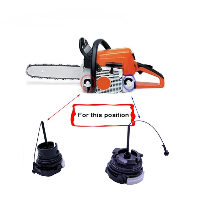 Bouchon d'huile pour tronçonneuse Stihl MS192T, MS210