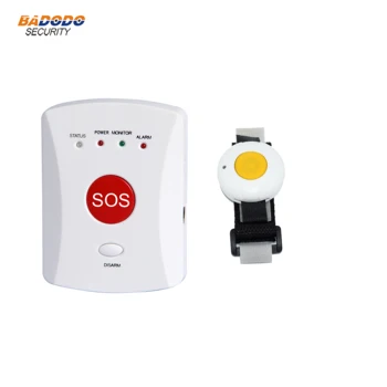 

GSM SMS burglar emergency home alarm system with panic button for elderly care alarm security