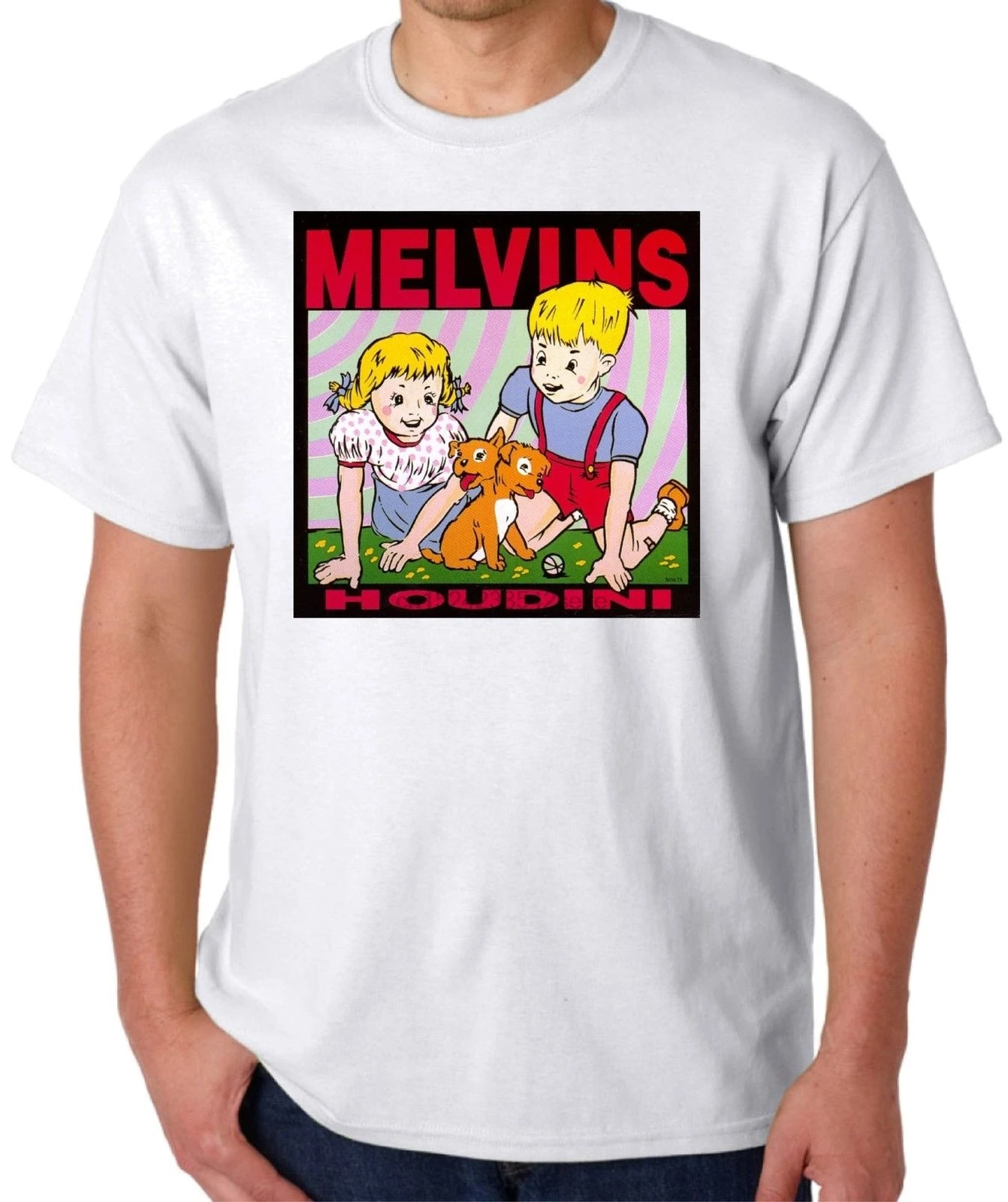 Melvins футболка белый большой или пепельный Металл Панк Рок гранж группа фестиваль