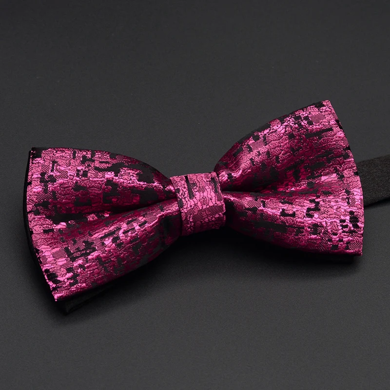 New Fashion Men's Bow Ties Wedding Double Fabric Special Design Bowtie Club Banquet Anniversary Butterfly Tie with Gift Box