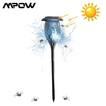 

2 in 1 LED Garden Solar Light for Mpow Mosquito Killer Lamp IP65 Waterproof Outdoor Lawn Lantern Landscape Path Lamp 1/2 Pack