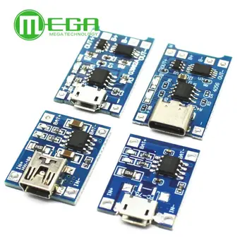 

5pcs/Lot Charger-Module Lithium-Battery-Charging-Board Protection Micro-Usb Type-C Tp4056 18650