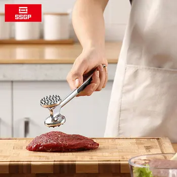 

SSGP Meat Hammer Kitchen Tools Steak Tenderizer Two Sides Metal Chicken Beef Chop Pounders Knock Cooking Accessories Utensil New