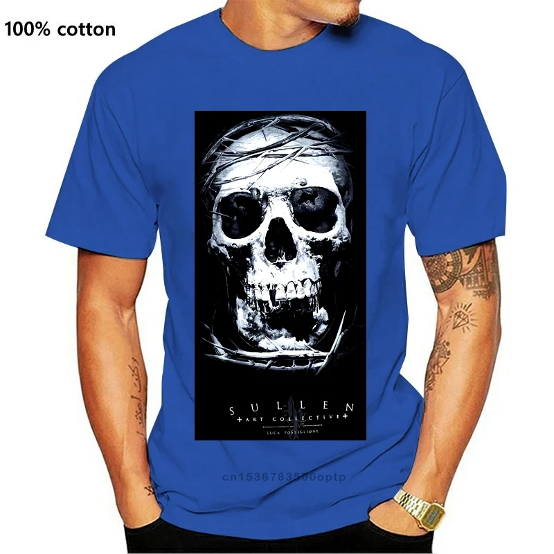 Sullen художественная коллективная футболка Luca Skull Black Tattoo Artist S-3xl New UK | Мужская
