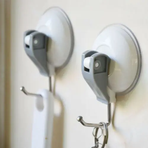 

Suction Cups Window Glass Hooks Bathroom Kitchen Strong Towel Hanger Suckers