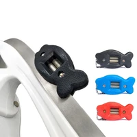 Ice Skating Edge Blade Sharpener Two-Sided Diamond Material Hand Held Pattern Knife Skate Sharpening Tool with Key Chain G99D 1