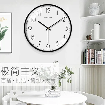 

Luxury Wall Clock Modern Design Living Room Large Decorative Minimalist Simple Wall Clock Horloge Bedroom Kid Decoration Bb50