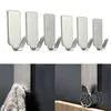 6Pcs Hooks Self Adhesive Home Kitchen Wall Door Stainless Steel Holder Hook Hanger Hooks For Hanging Dropshipping M925 ► Photo 1/5