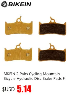 BIKEIN, 2 пары, металлический диск для горного велосипеда, тормозные колодки для Tektro IO, велосипедные гидравлические дисковые тормозные колодки, MTB велосипедные запчасти