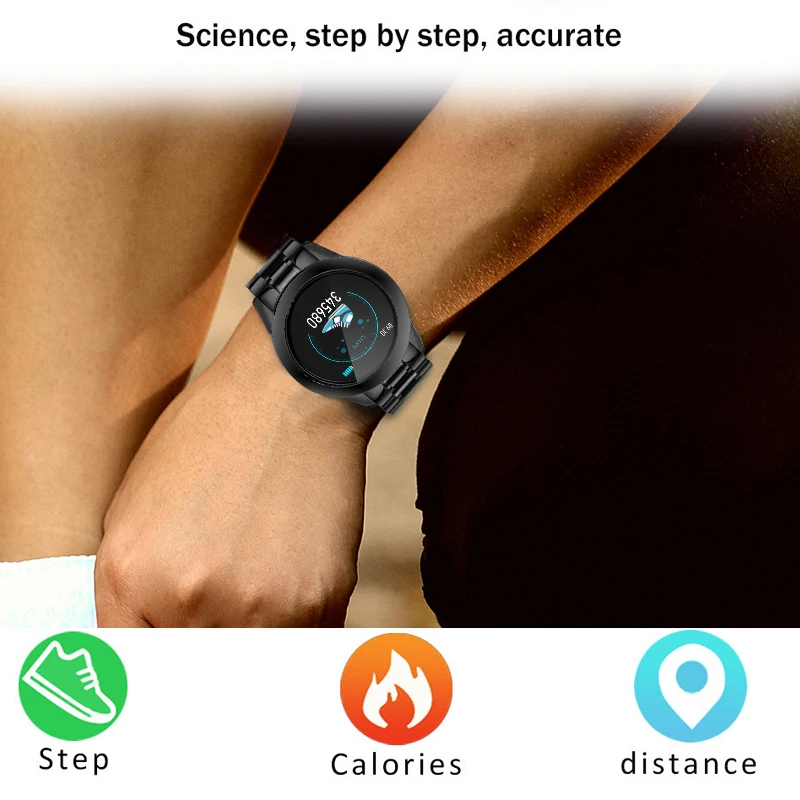 US $21.99 LIGE 2020 New Smart Watch Men Heart Rate Blood Pressure Information Reminder Sport Waterproof Smart Watch Women for Android IOS