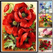Алмазная картина 5D DIY украшение в виде нескольких картин Алмазный цветок вышивка крестиком домашний декор Алмазная вышивка мозаика Алмазный Бесплатные инструменты