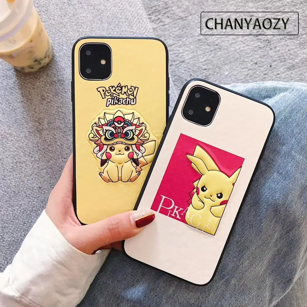 

cartoon cool kaw 3d doll phone case for iphone 6 7 8 s plus xr xs xs max 11pro max tpu pc anti-fall