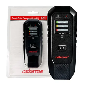 

OBDSTAR RT100 Remote Tester Frequency Infrared (IR) can detect frequency of car remote control Test 300Mhz/320M/434Mhz/868Mhz