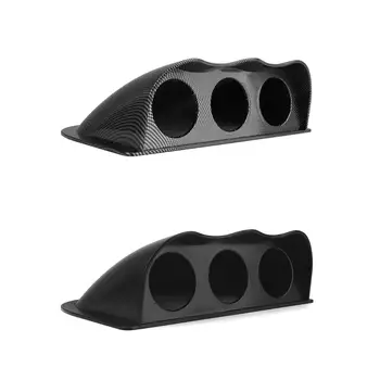 

Carbon Fiber 2 inch 52mm Dash Board Triple Gauge Pod Color Gauge Holder Mount Holder Racing Car Cover Accessories