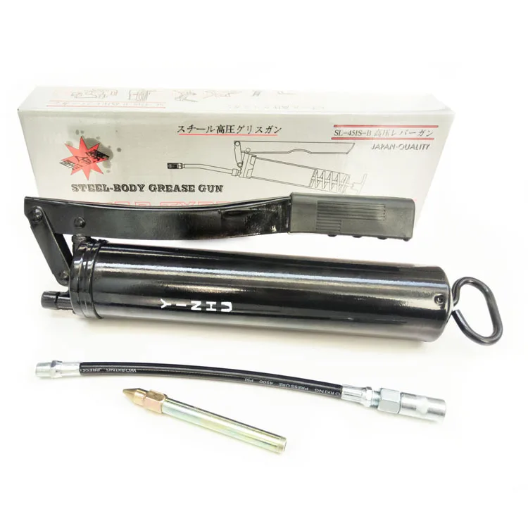 

Manufacturers Direct Selling Black Edition Grease Gun 400CC Pressure Bar-Single Pole Manual Grease Gun Oiling Machine
