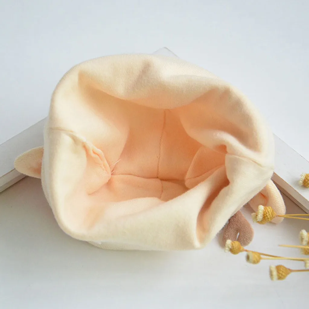 Детская Модная хлопковая Милая шапка с рисунком рога из мультфильма, теплая шапка для новорожденных шапка для бассейна, шапка для младенцев, мягкая шапка#3
