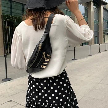 

Fashion Women Chest Bag Sports Running Messenger Crossbody Bag PU Pouch Waist Bag Phone Travel Purse