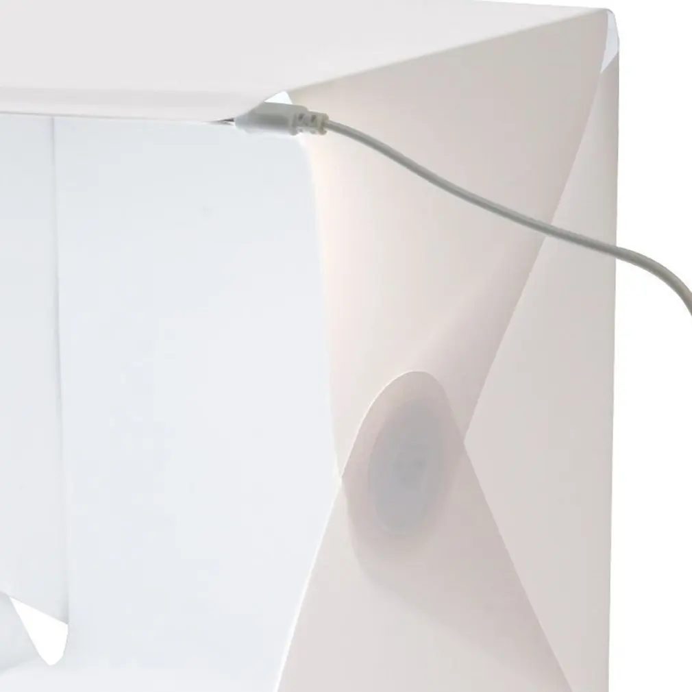 Студийный 20 см портативный складной светодиодный студийный мини-фотобокс реквизит для фотостудии с usb-кабелем