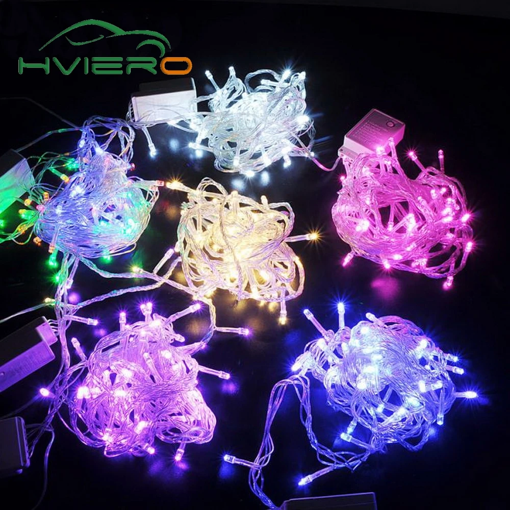 

10M 100 LED String Decoration Light Multicolour Outdoor for Party Wedding Christmas Garden lights 220V/110V 8 Display Modes