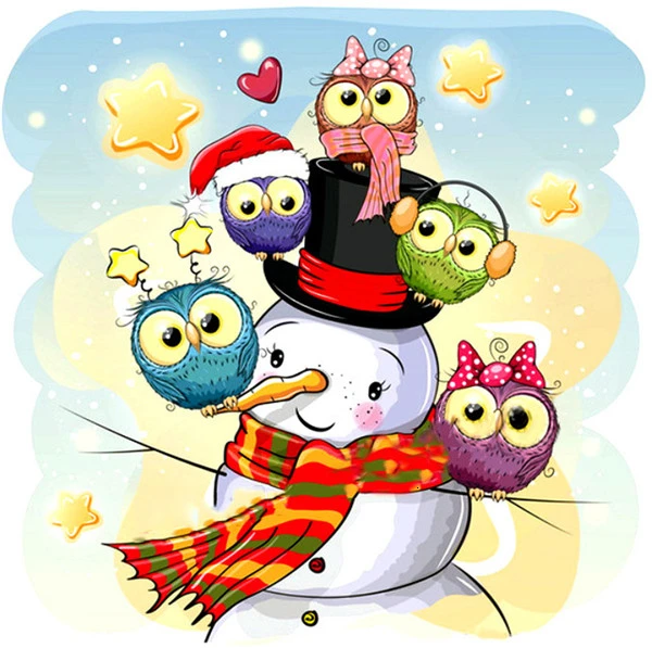FA1-2307 HUACAN 5D Diamond Painting Cartoon Diamond Embroidery Full Drill Square Sale Christmas Decorations For Home - Цвет: FA1-2307