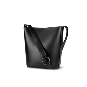 

Fashion Duffle Women Shoulder Bag Solid Messenger Bag Bucket