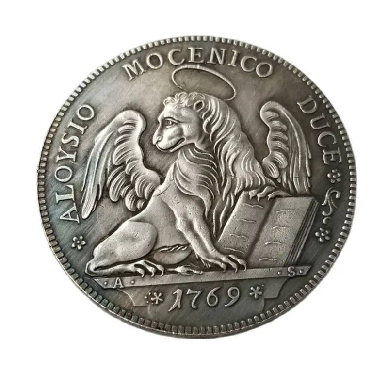 1769 итальянская памятная монета Лев и крылья коллекция монет ремесло сувенир