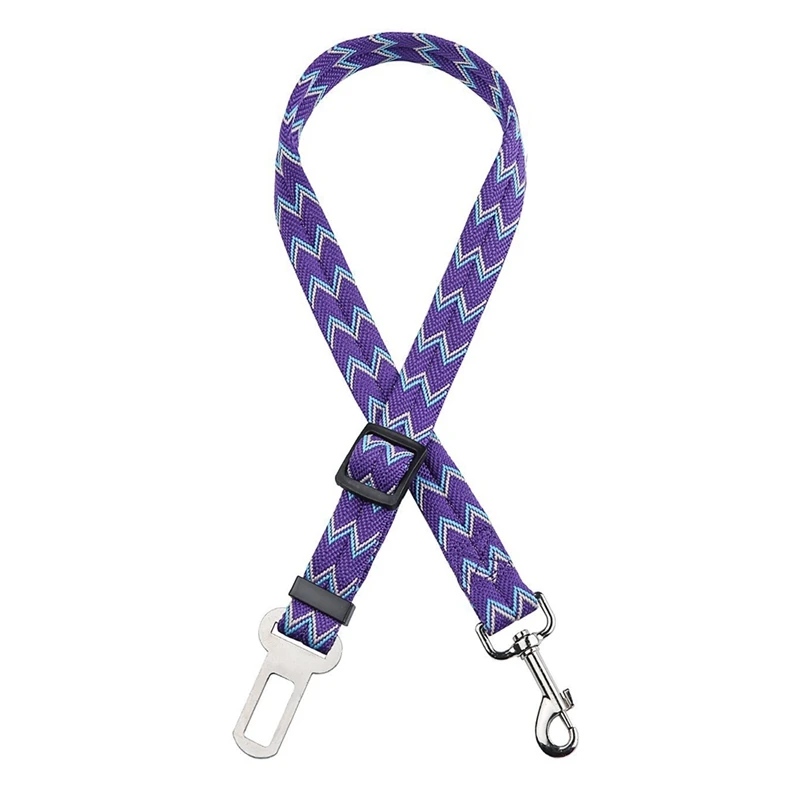 Adjustable Practical Dog Cat Pet Car Safety Seat Belt Leash Seat Belt Harness Restraint Collar Leads Travel Clip