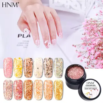 

HNM 5ML Shimmer Fantasy Nail Gel Polish Soak Off Semi Permanent UV LED Painting Gel Lacquer Primer Varnish For Manicure