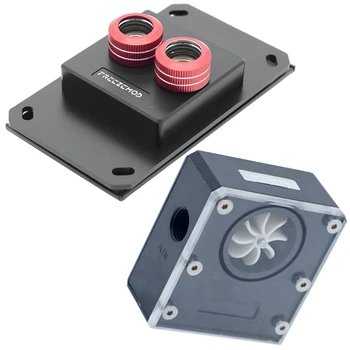 

FREEZEMOD POOC Computer System PC CPU Water Cooler Block & WDXS-T4 Computer Pc Water Cooler Temperature Monitoring