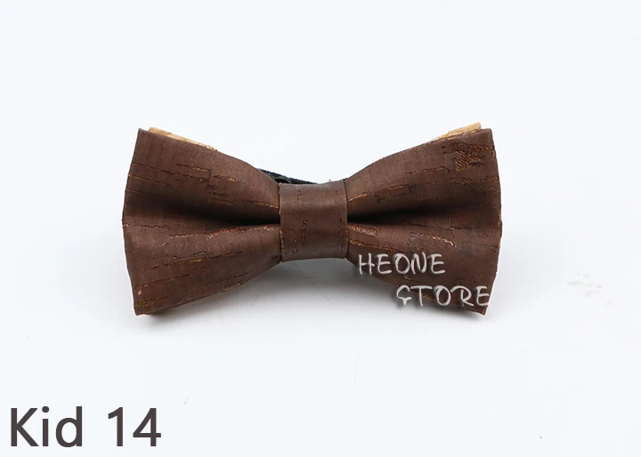 New Floral Cork Wood Bow Ties For Men Women Childern Wedding Casual Party Gift Fashion Novelty Handmade Solid Bowtie Accessories