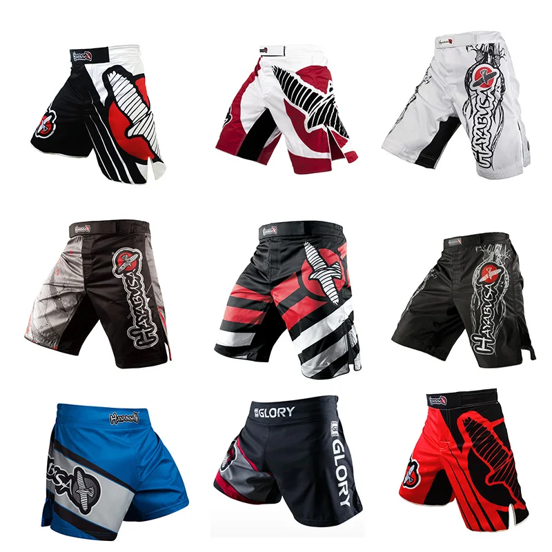 

Professional Boxing Pants for Men Printing MMA Shorts Breathable Fighting Muay Thai Training Pants Gym Sanda Sports Clothing