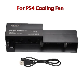

For Sony PlayStation 4 Console Cooling Fan External USB Cooler with Auto Temperature Controlled Radiator For PS4 Accessorise