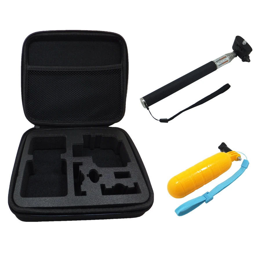 Bobber Floating+Self Stick+Storage Bag Mount For Gopro Hero 6 5 4 go pro Accessories Set Action Sport Camera Diving Photo Shoot |