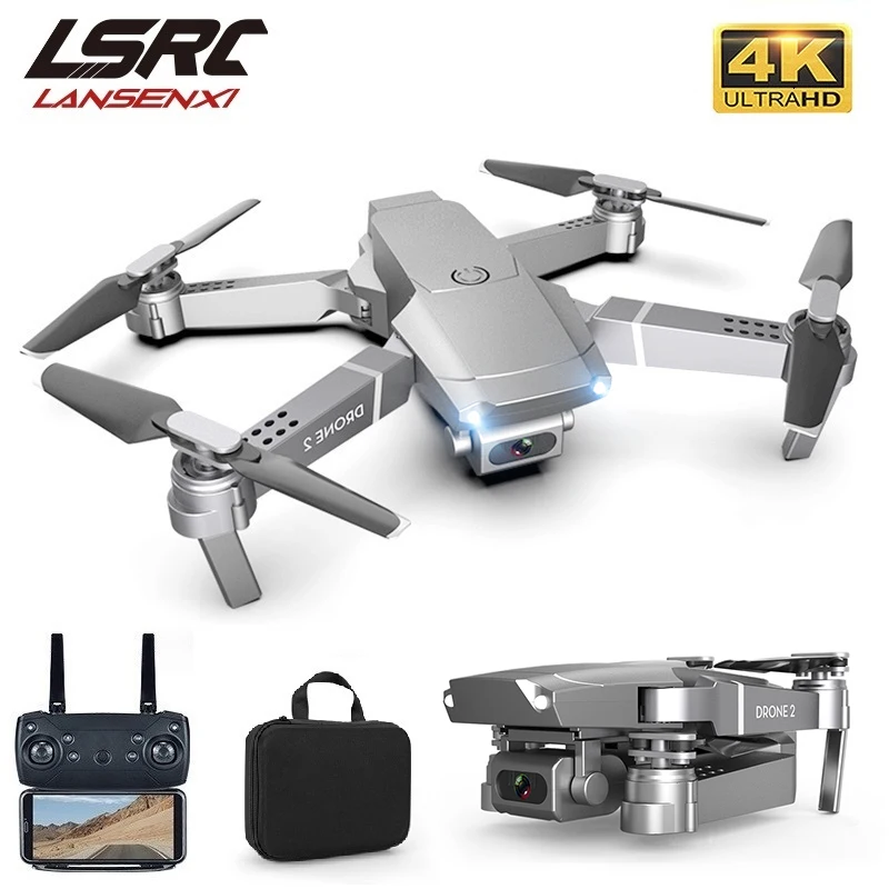 LSRC New E68pro Mini Drone Wide Angle 4K 1080P WiFi FPV Camera Drones Height Hold Mode RC Foldable Quadcopter Dron Boy Toy Gift|RC Helicopters| -…