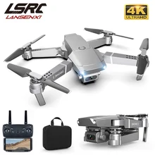 LSRC nuovo E68pro Mini Drone grandangolare 4K 1080P WiFi FPV Camera droni altezza modalità di tenuta RC pieghevole Quadrotor Dron giocattolo regalo