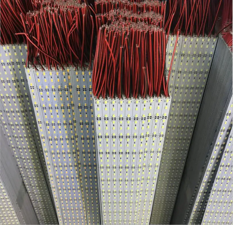 SMD 5630 Led бар алюминиевая печатная плата IP20 не водонепроницаемый 0,5 м светодиодная жесткая полоса 36led/0,5 м DC 12 В для украшения витрины