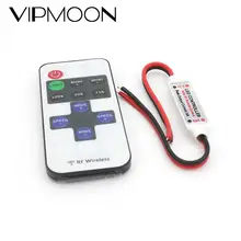 

LED Strip Controller Mini Dimmer RF Remote DC 5V 12V 24V 11key Controller For LED 5050 2835 Strip Single Color Light