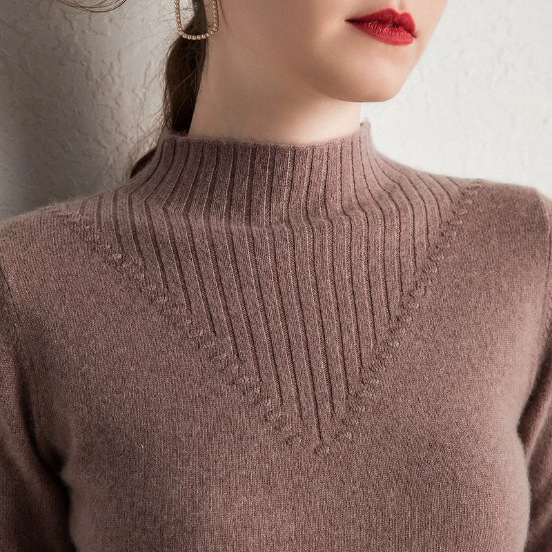 Best Quality Soft Pullovers for Woman 100% pure Goat Cashmere Knitted Sweaters Ladies Jumpers O-neck Standard Clothes women Best Quality Soft Pullovers for Woman 100% pure Goat Cashmere Knitted Sweaters Ladies Jumpers O-neck Standard Clothes women
