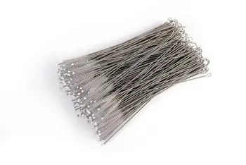 

20set 200pcs/set Stainless Steel Nylon Straw Cleaning Brush Drinking Pipe Tube Cleaner Baby Bottle Brushes