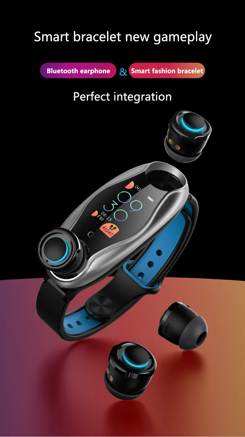 Умные часы LEMFO с беспроводными наушниками, Bluetooth 5,0, пульсометр, измеритель артериального давления, музыка, Bluetooth, умные часы для мужчин