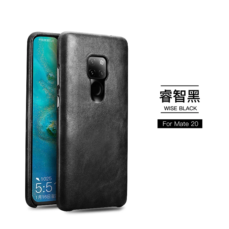 Для mate 20 Модный деловой чехол из натуральной кожи, натуральная телячья воловья кожа, чехол для телефона huawei mate 20 Pro