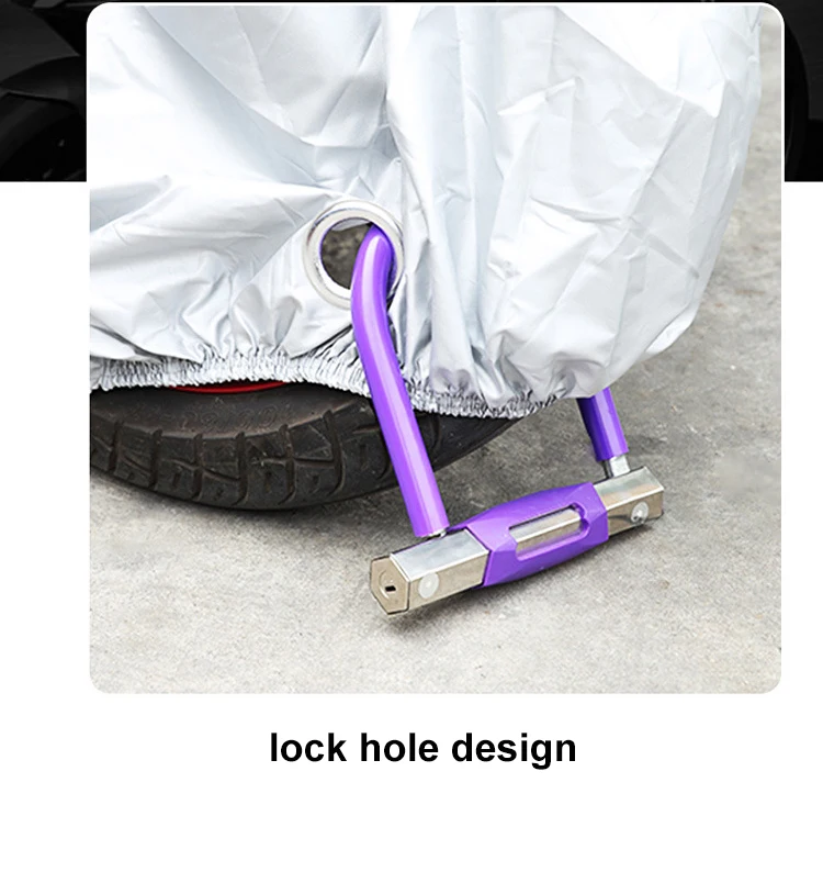 Motorcycle Cover Waterproof Scooter Cover High Quality 210D Oxford Dustproof Windproof Durable Anti-theft Lock Hole Design M-4XL