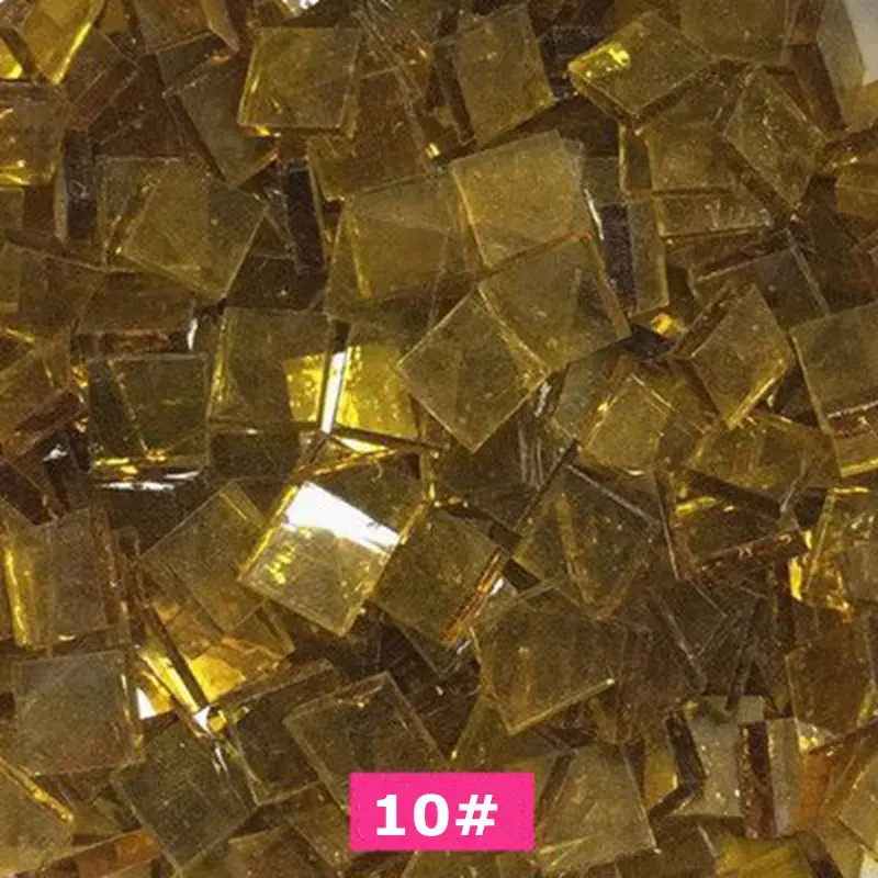 50 г/100 г DIY креативная разноцветная мозаичная инкрустация плитки настенные материалы ручной работы стеклянная слюда обычный коллаж ремесло ZXY9804 - Цвет: 50g Color 10